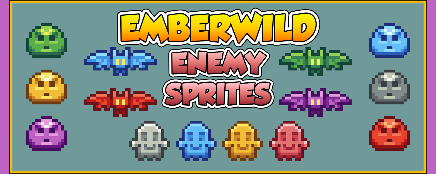 Emberwild: Enemy Sprites