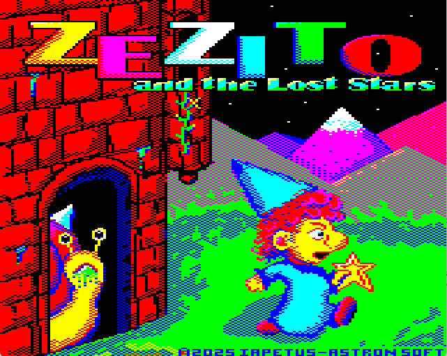 Cover image for Zezito and the Lost Stars ( Acorn Electron )