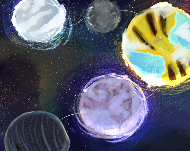 Cover image for The String of Pearls - Five Realis Moons