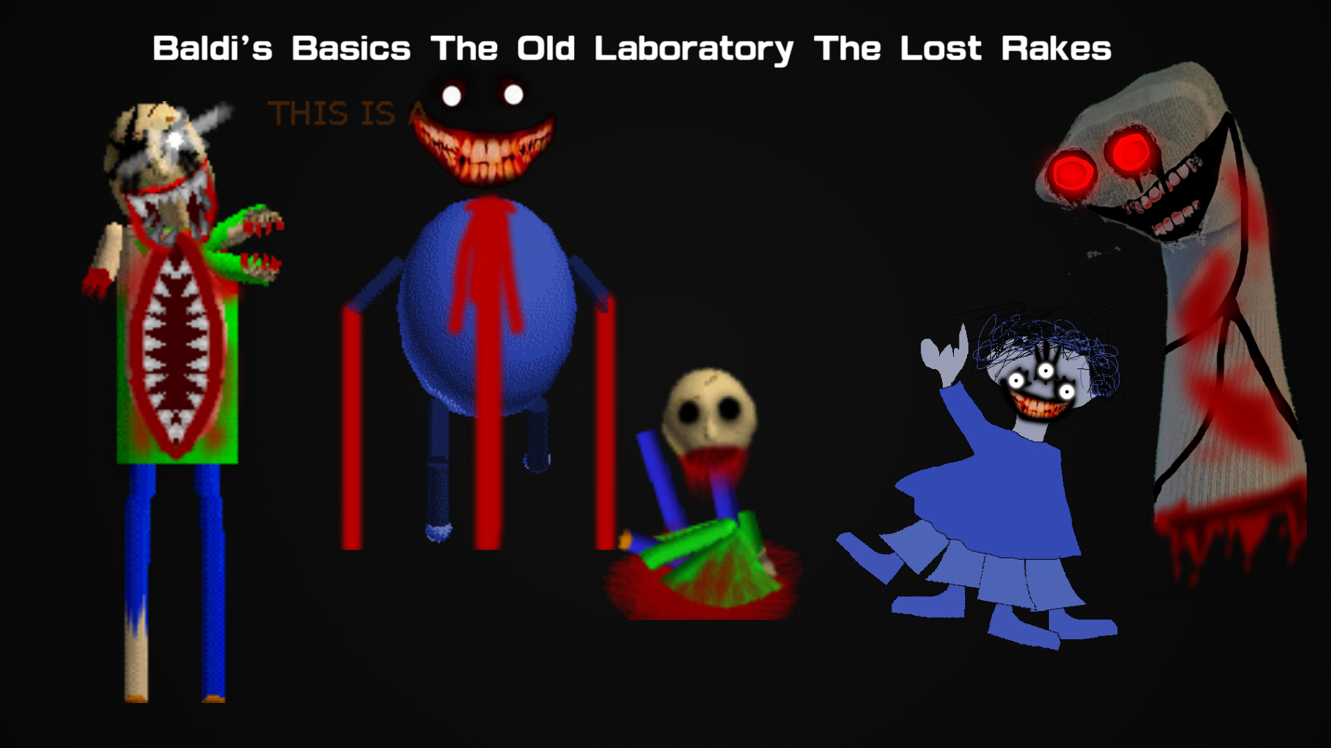 Baldi's Basics The Old Laboratory The Lost Rakes by N00bdix