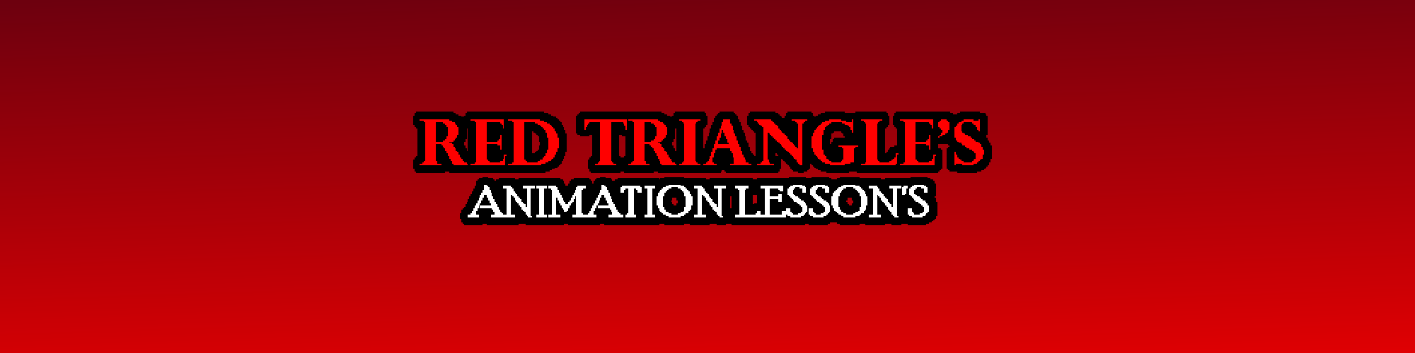 Red Triangle's Animation Lessons
