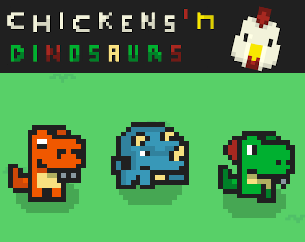 Cover image for Chickens'n Dinosaurs