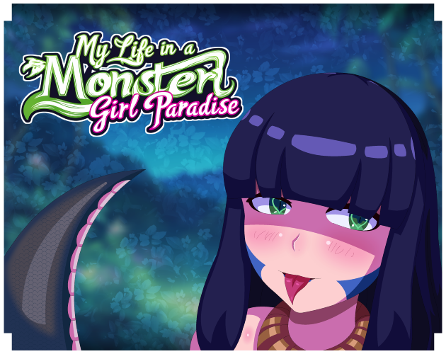Cover art for My Life In A Monster Girl Paradise Demo by Xoullion — adult visual novel