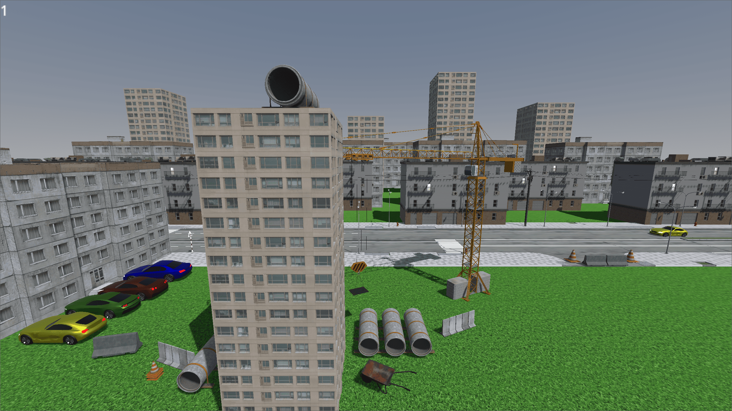 Crazy construction site