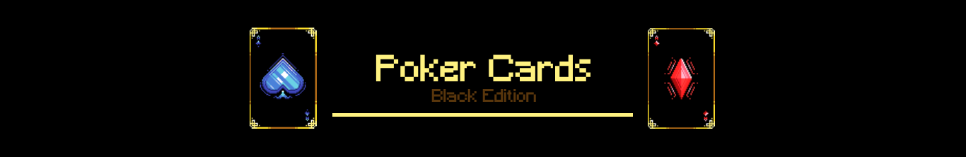 Poker Cards - Black Edition