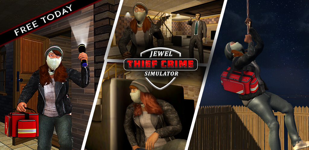 Crime City Jewel Thief Game:Bank Robbery Simulator