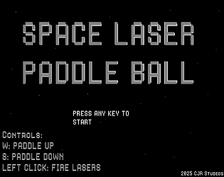 SPACE LASER PADDLE BALL