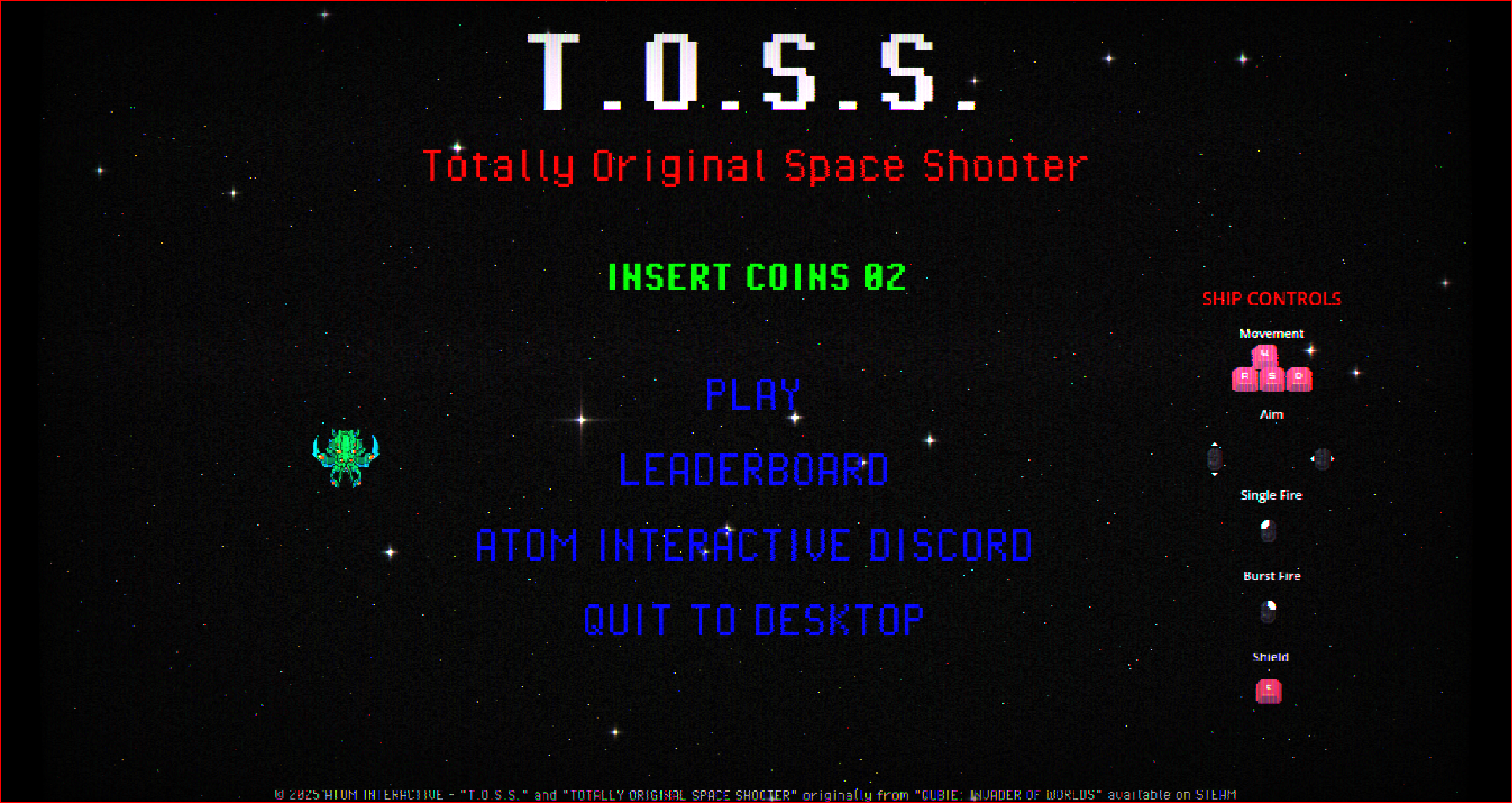 Totally Original Space Shooter (T.O.S.S.)