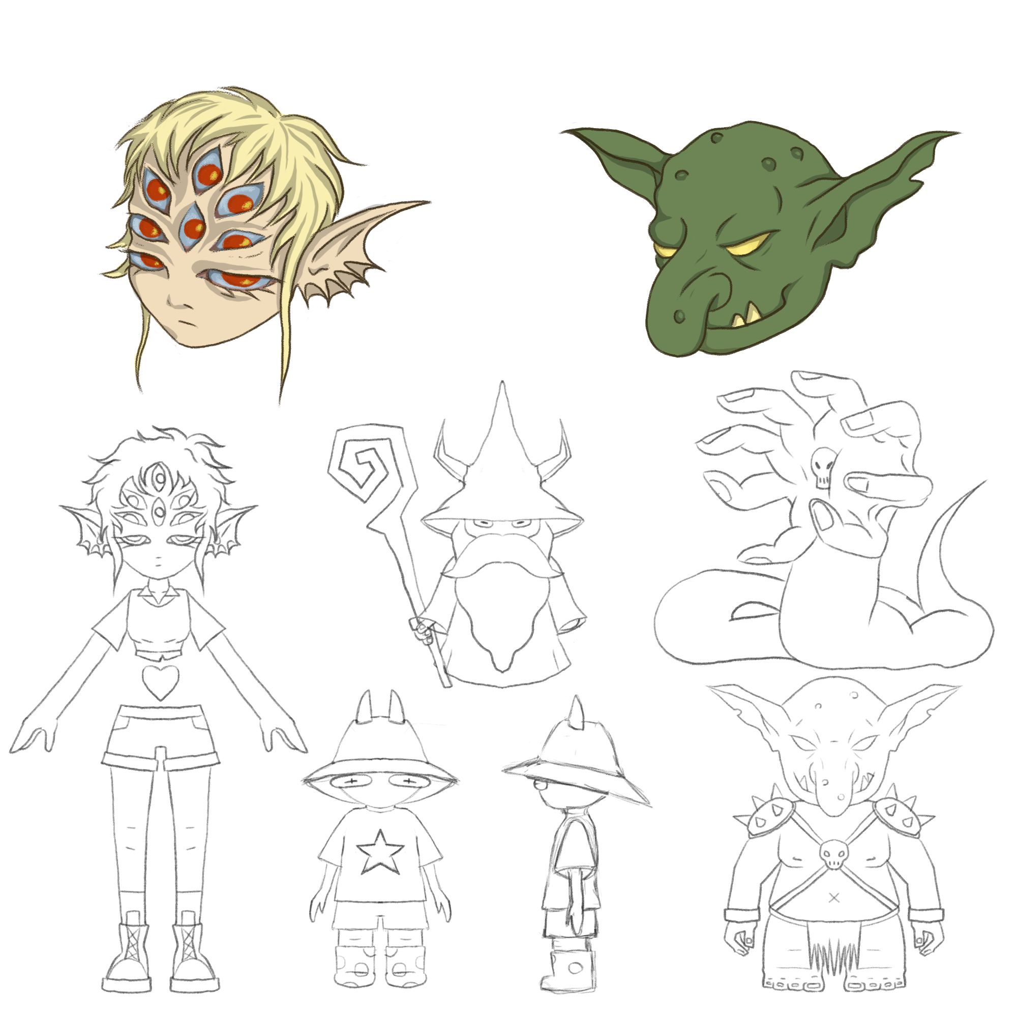 Different Character Designs