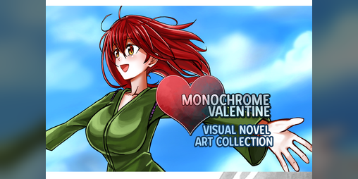 Cover image for Monochrome Valentine Art Collection
