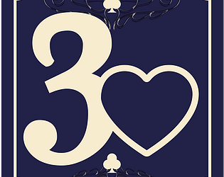 3 de corazones