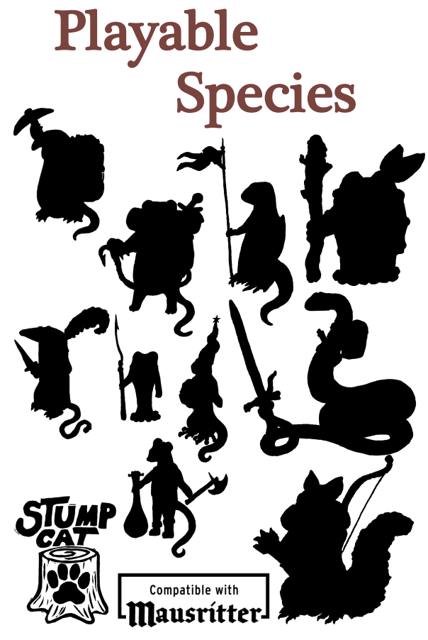 Cover image for Playable Species for Mausritter