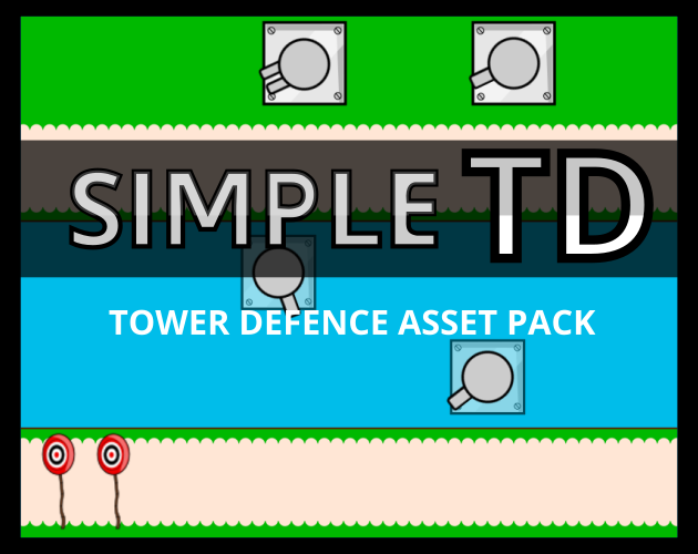 Simple TD - Tower Defence Asset Pack [128x128] by SwingShock