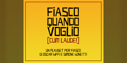 Cover image for Fiasco quando voglio (cum laude!)