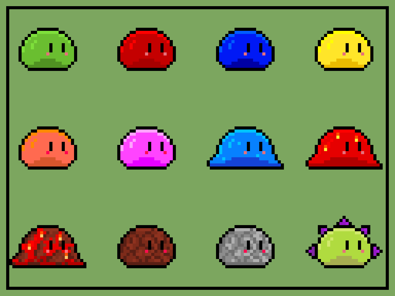 All the Slimes Pack by Kixel