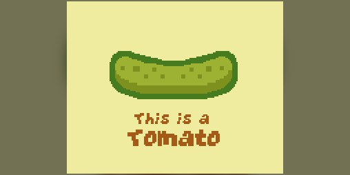 Cover image for This is a tomato.