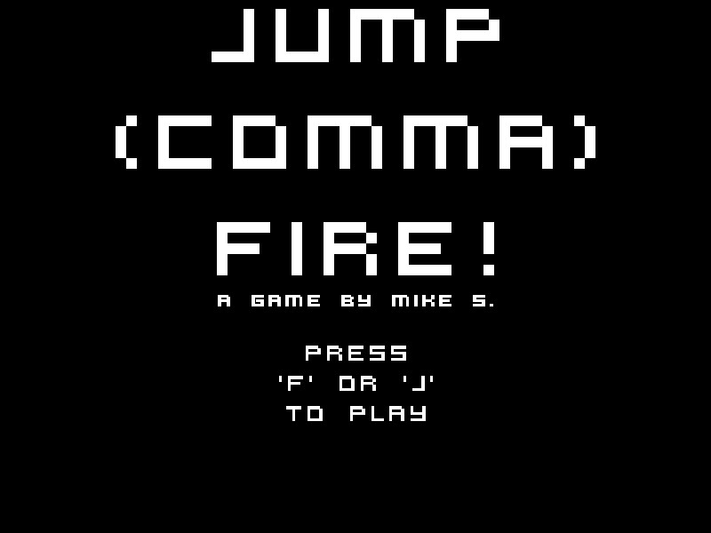 Cover image for JUMP (comma) FIRE!