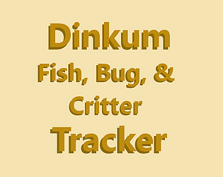 Dinkum All Fish and Bugs to Find