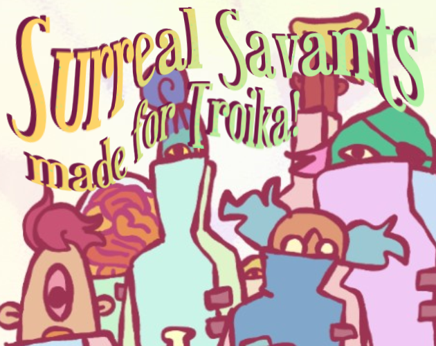 Cover image for Surreal Savants - a Troika! Character Compendium