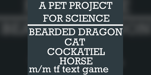 Cover image for A Pet Project For Science
