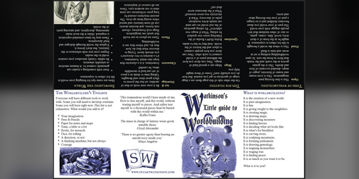 Cover image for Watkinson's Little Guide to Worldbuilding