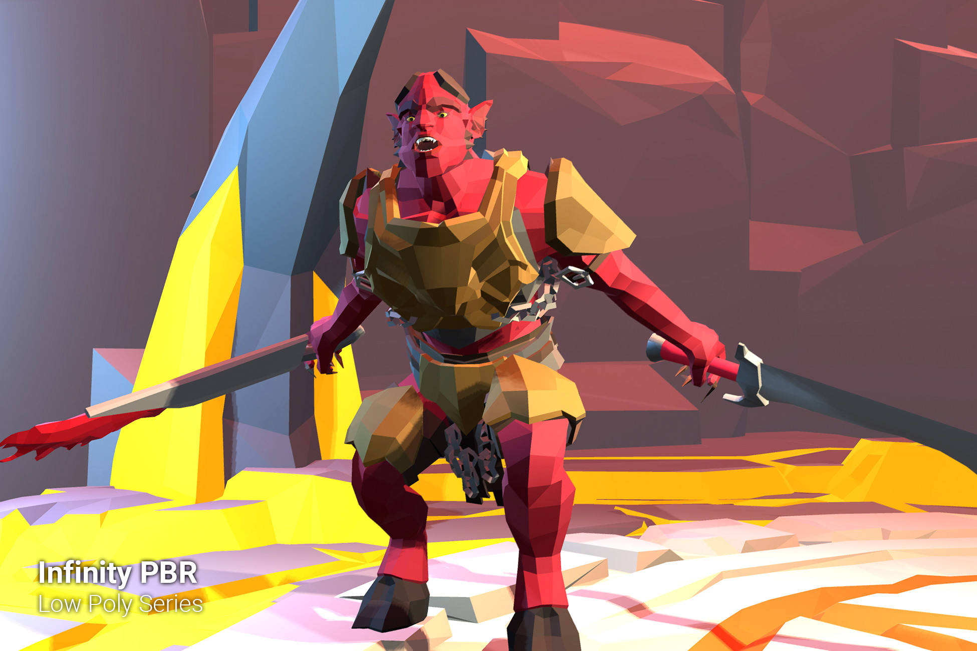 Low Poly Character - Devils - Fantasy RPG - Unity