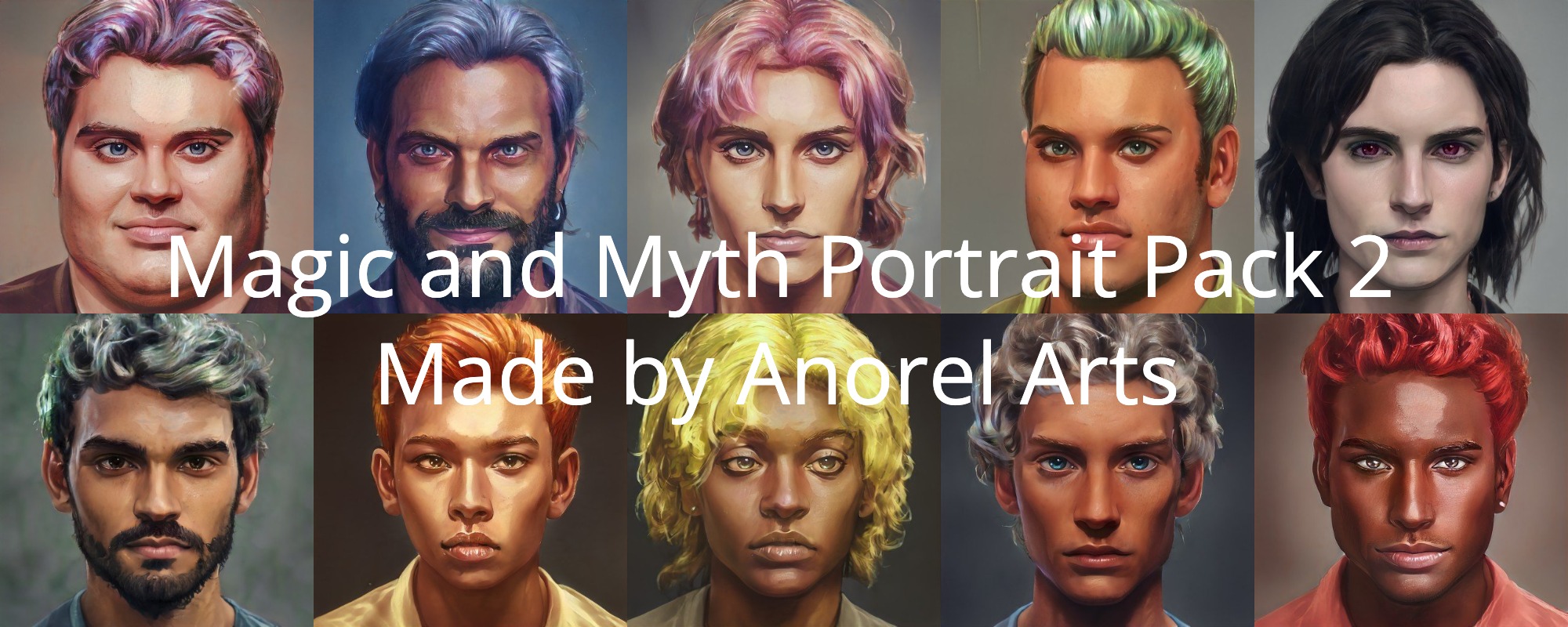Magic and Myth Portrait Pack 2