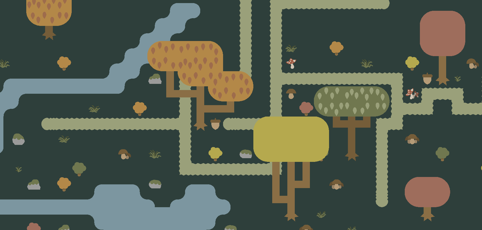 A cozy autumn tileset