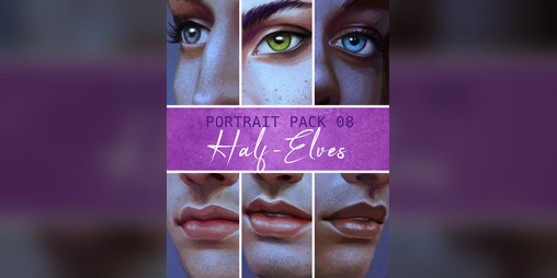 Cover image for Portrait Pack 08 - Half-Elves