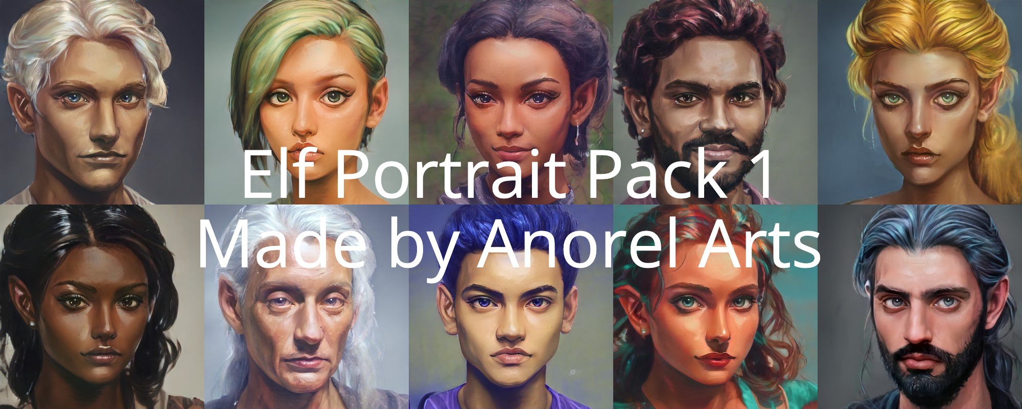 Elf Portrait Pack 1