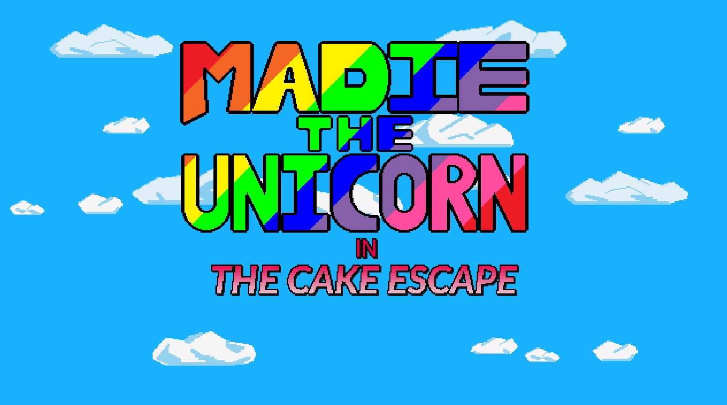 Madie The Unicorn in The Cake Escape