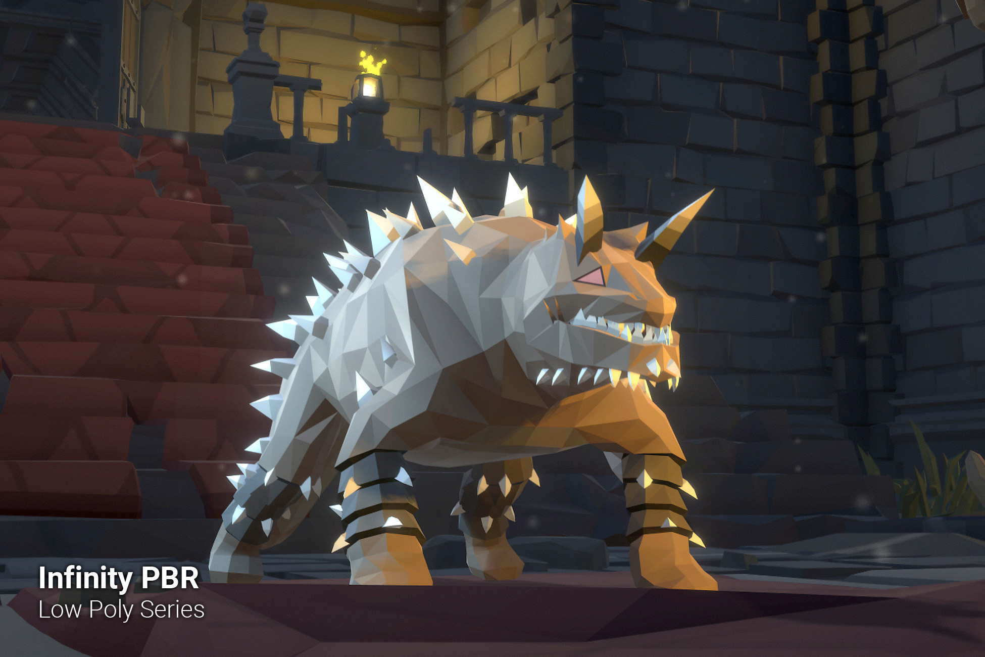 Low Poly Character - Monster Creature 2 - Fantasy RPG - Unity
