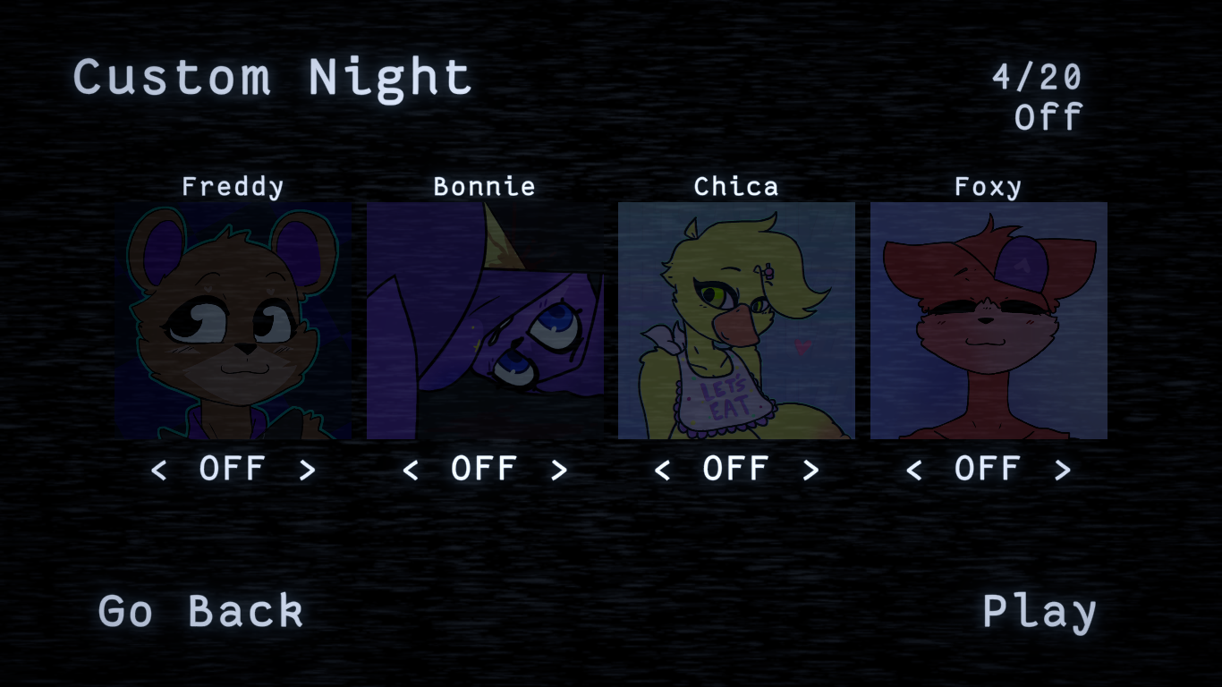 Post by leftyfan1987 in (18+) Five Nights at FuzzBoob's comments - itch.io