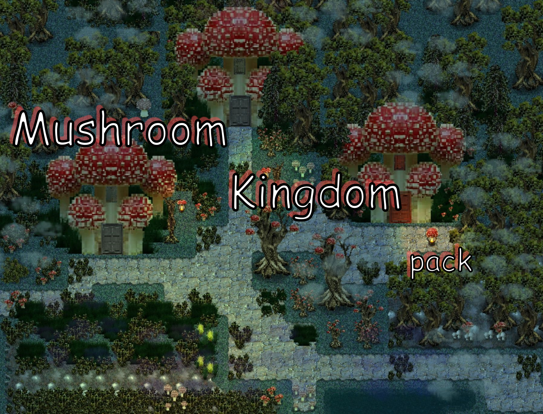 MUSHROOM KINGDOM PACKFREE. RPG MAKER MV/MZ by NeonPixel