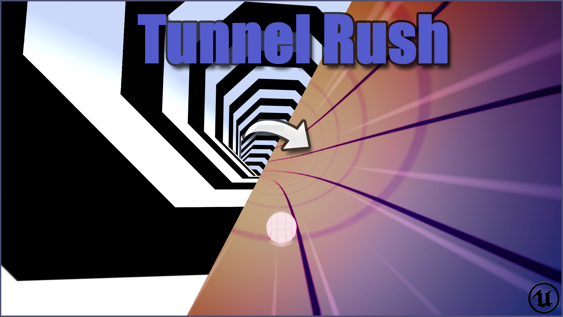 Tunnel Rush Endless-running Game