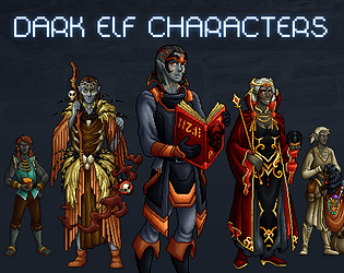 People in Medieval Avatar Icons Pixel Art 