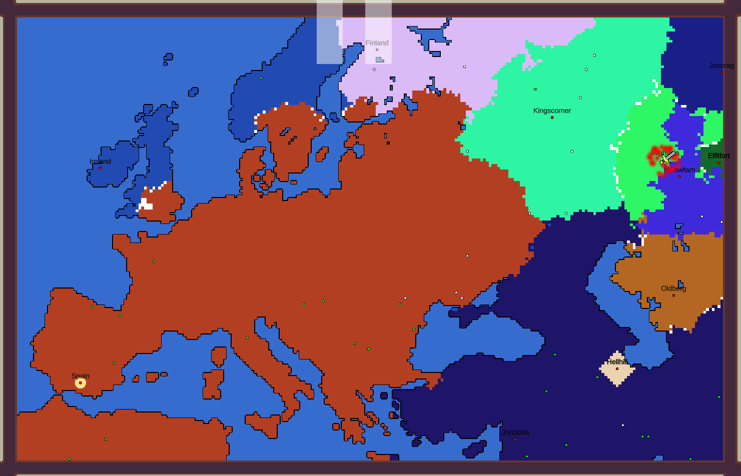 world war simulator map