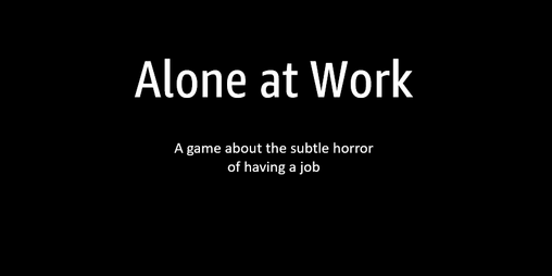 Cover image for Alone at Work