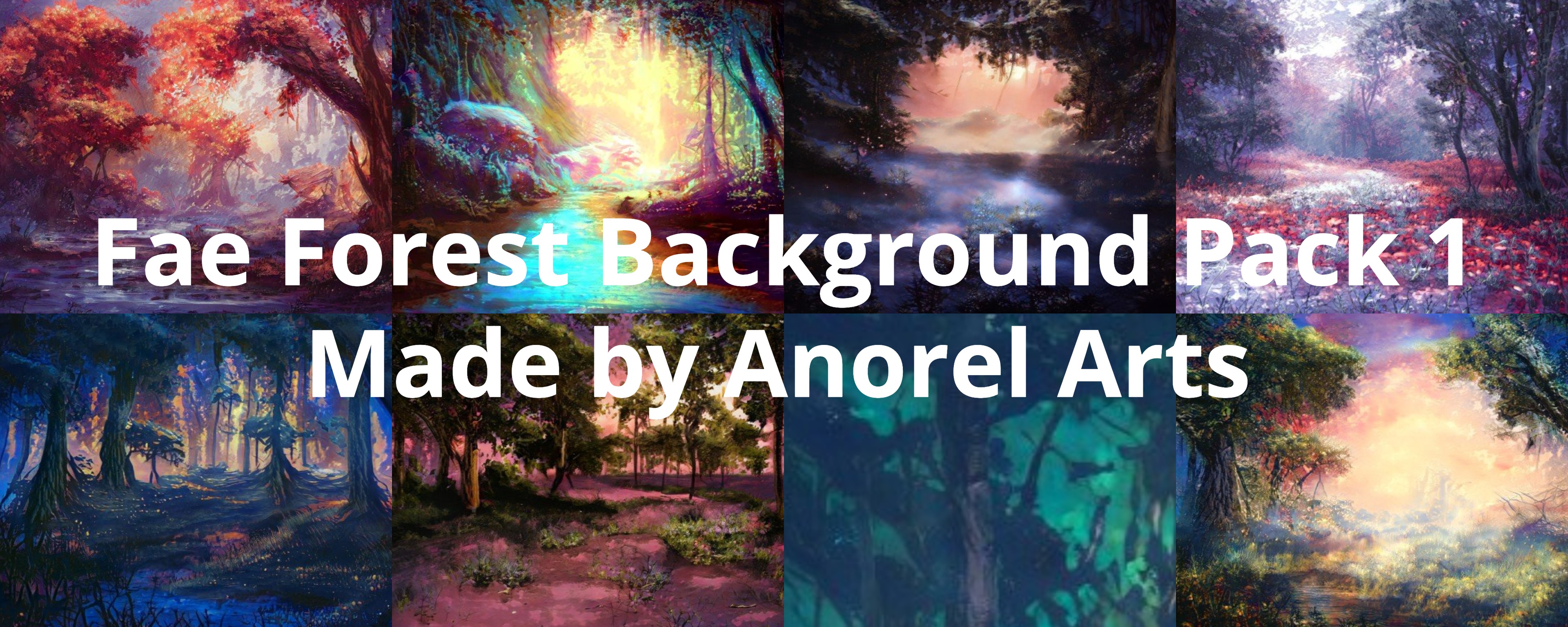 Fae Forest Background Pack 1