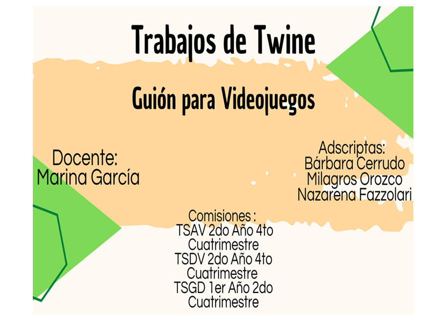 Trabajos de Twine itch.io