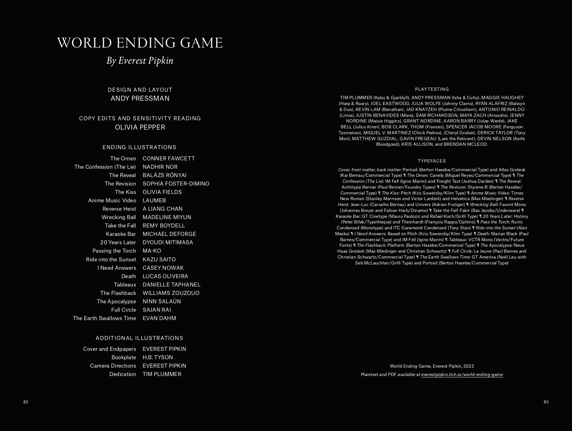 World Ending Game - out now! - World Ending Game by Everest Pipkin