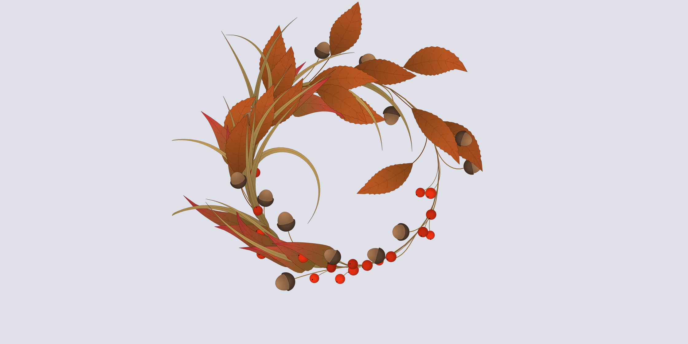 Seasonal Wreaths by watabou