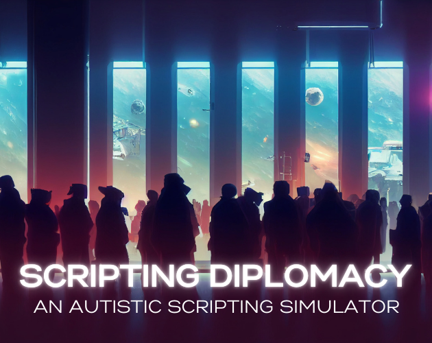 Scripting Diplomacy: An Autistic Scripting Simulator