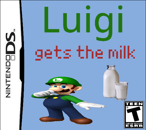 Luigi gets the Milk