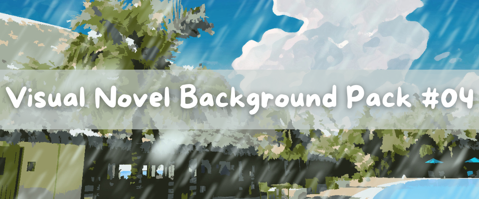 Visual Novel Background Pack #04 | Swimming Pool