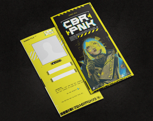CBR+PNK [OLD EDITION]   - Cyberpunk pamphlet TTRPG for one-shots 