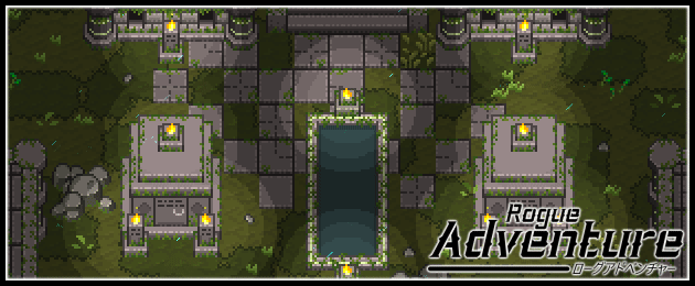 Ruins 16x16 Pixelart Tileset - Rogue Adventure by ELV Games