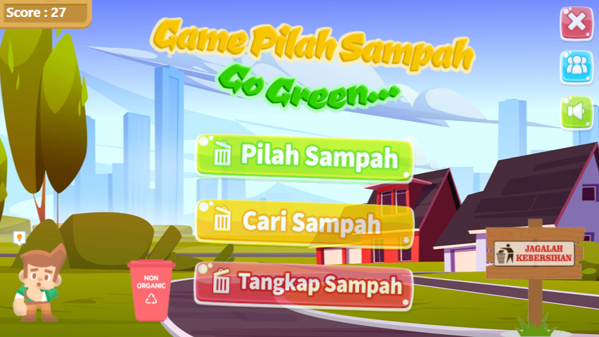Game Pilah, Cari & Tangkap Sampah