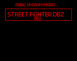 Street Fighter DBZ RED