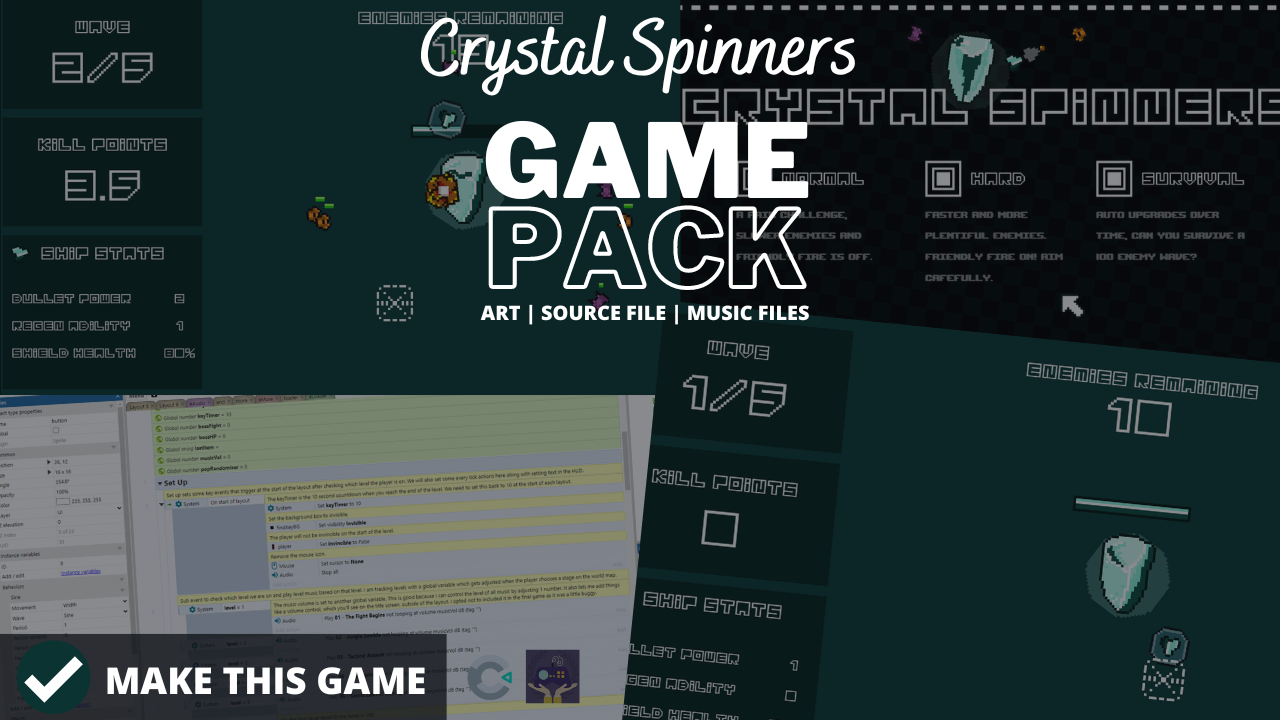 Crystal Spinners Game Pack